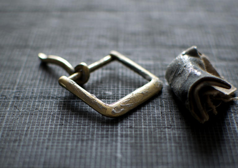 歯磨き粉で磨いた様子