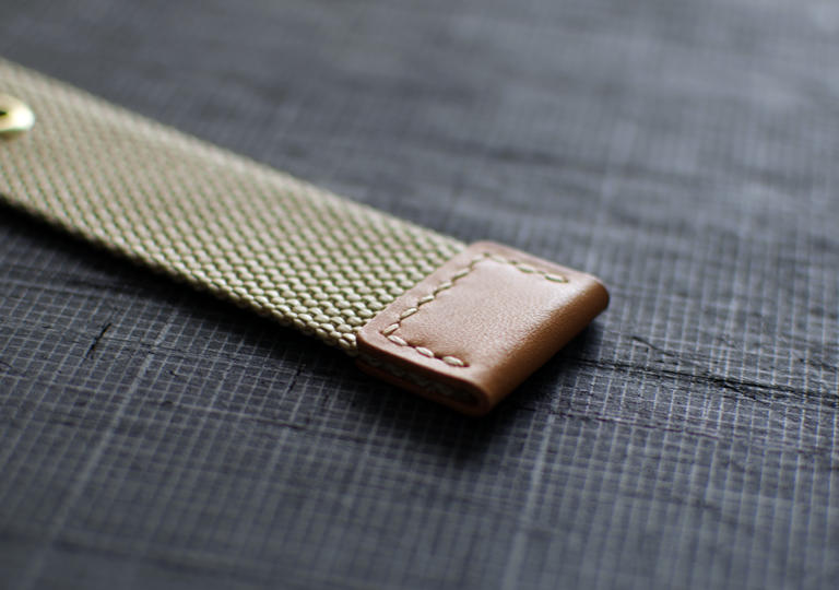 先止めを縫い付けたところ