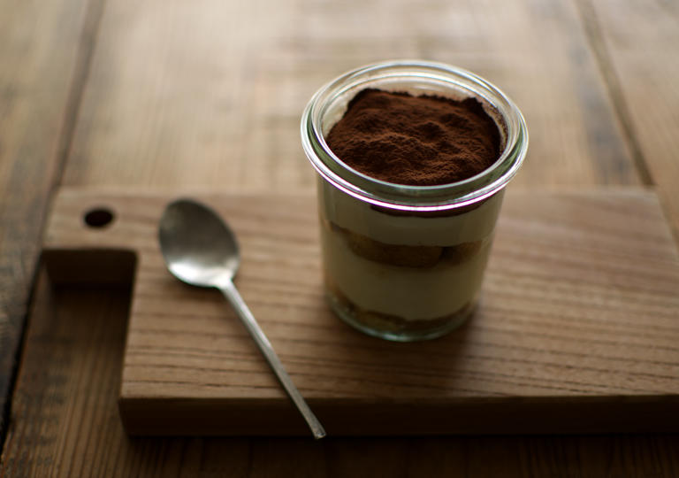 ティラミスに仕上げた状態